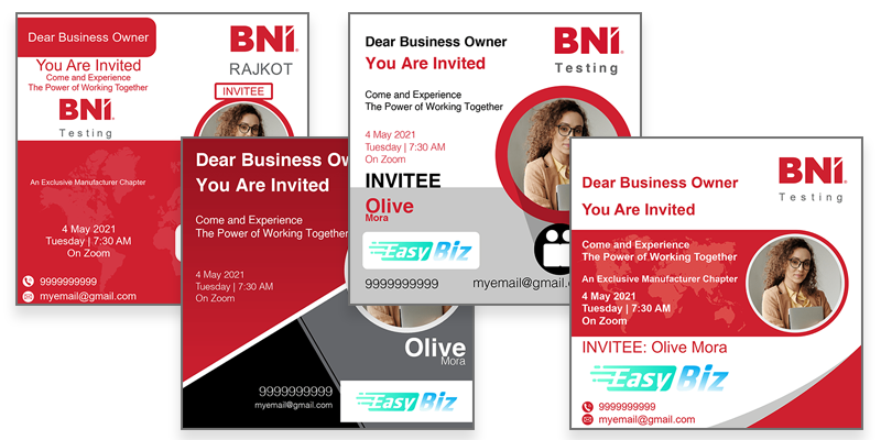 Multiple Creative Banners To Invite Your Visitors